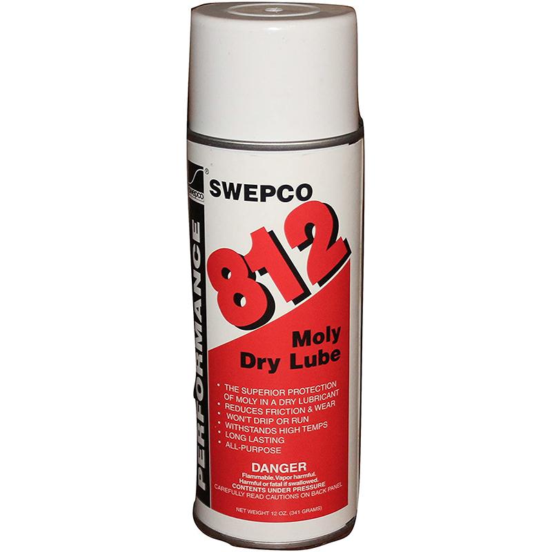 812 Moly Dry Lube Oils and Grease Swepco  display