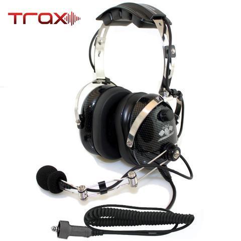 TRAX Prerunner Series Headset Communications PCI Radios Over the Head w/ Volume Control 