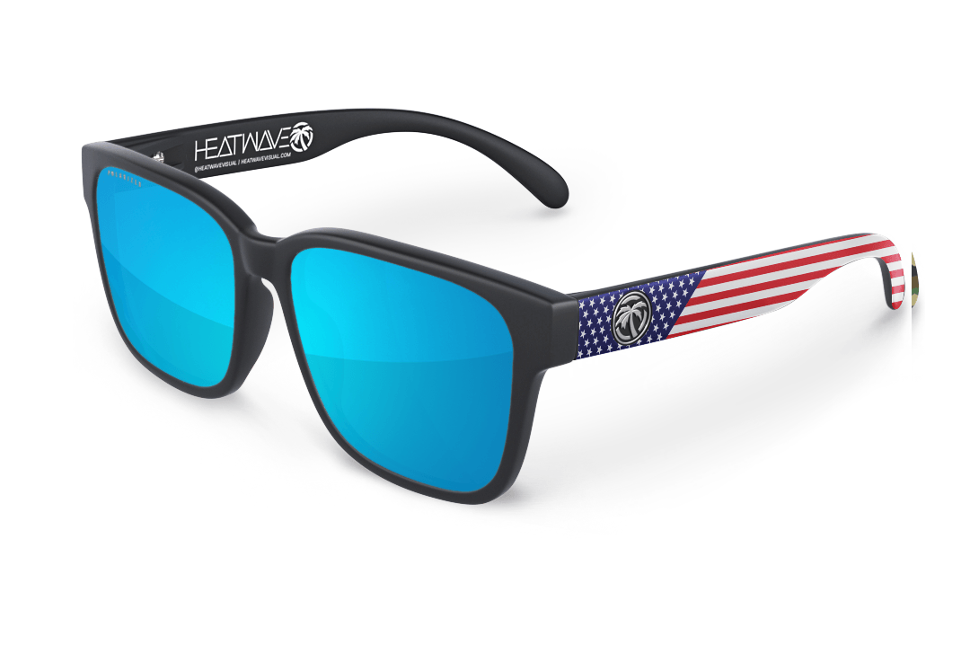 USA Apollo Series Stars and Stripes Sunglasses Sunglasses Heatwave 