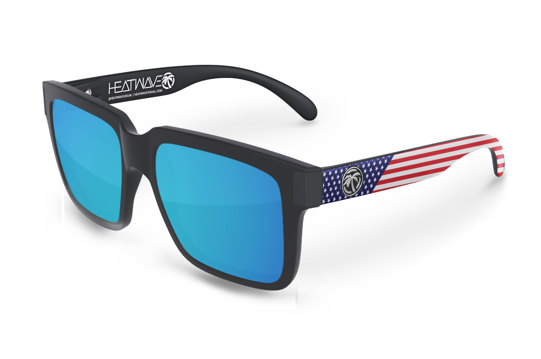 USA Continental Series Stars and Stripes Sunglasses Heatwave 