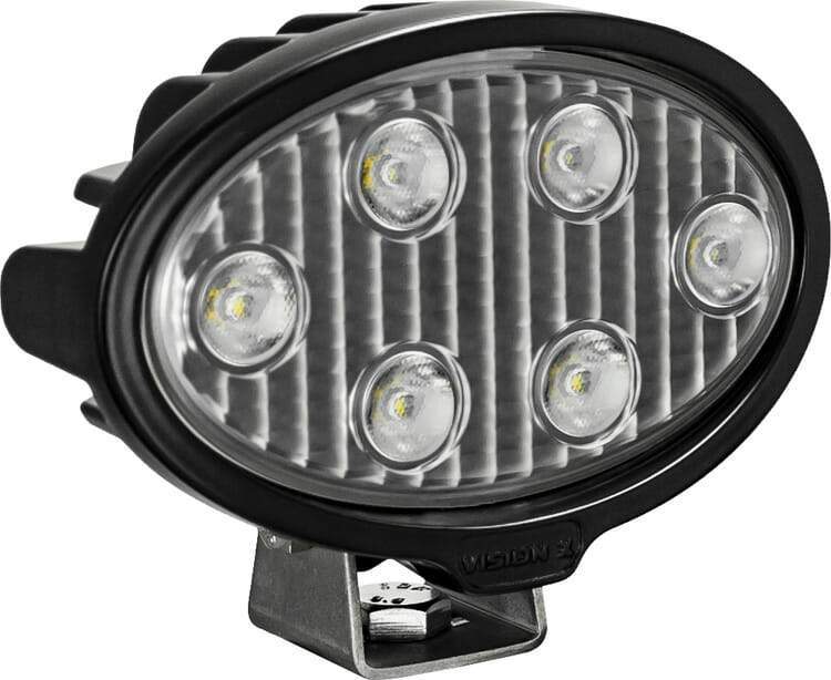 VL-Series LED Light Oval 6 LED's With Connector Vision X individual display