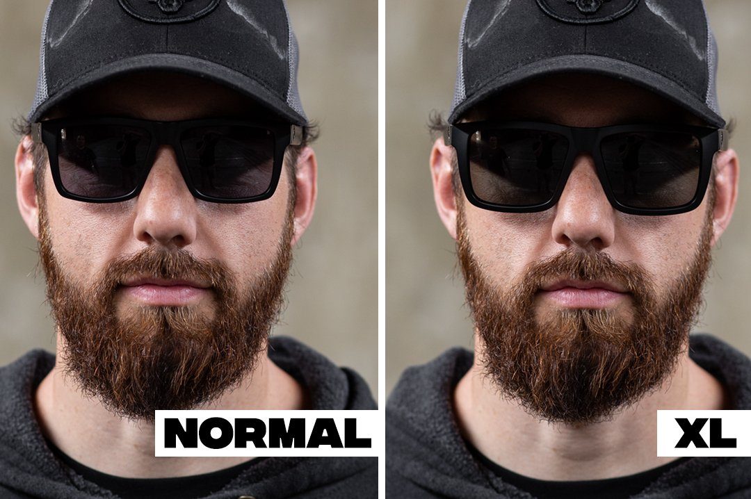 XL Vise Z87 Sunglasses-Clear Lens Heatwave comparison 